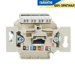 Механізм комп'ютерної неекр. розетки 1-порт. UAE Jung Eco Profi EPUAE8UPOK6US