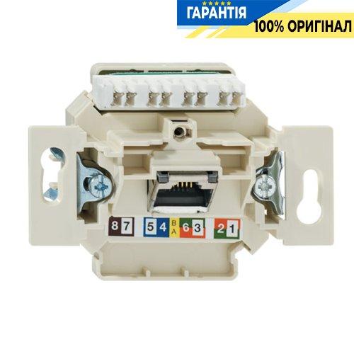 Механізм комп'ютерної неекр. розетки 1-порт. UAE Jung Eco Profi EPUAE8UPOK6US