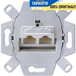 Механізм комп'ютерного екрану. розетки 2-порт. UAE Jung Eco Profi EPUAE8-8UPOK6
