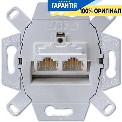 Механізм комп'ютерного екрану. розетки 2-порт. UAE Jung Eco Profi EPUAE8-8UPOK6