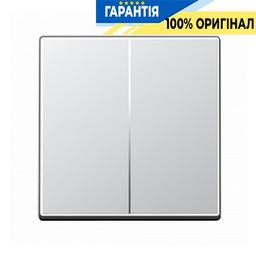 Клавіша 2-клавішний вимикача Jung Eco Profi EP495AL, алюміній