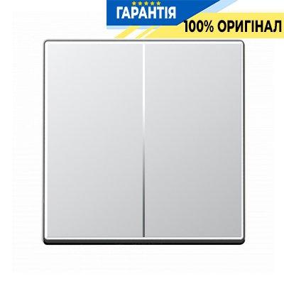 Клавіша 2-клавішний вимикача Jung Eco Profi EP495AL, алюміній