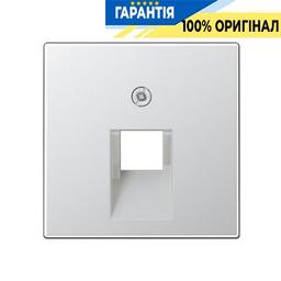 Накладка для розетки одинарної UAE Jung Eco Profi EP569-1BFPLUAAL, алюміній