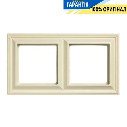 Рамка 2-постова Jung Eco Profi DECO EPD482, слонова кістка