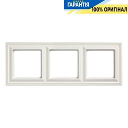 Рамка 3-постова Jung Eco Profi DECO EPD483WW, білий