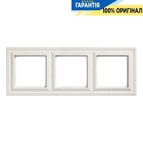 Рамка 3-постова Jung Eco Profi DECO EPD483WW, білий