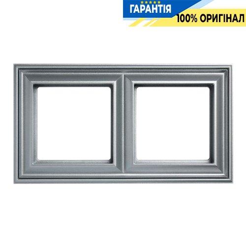 Рамка 2-постова Jung Eco Profi DECO EPD482AL, алюміній