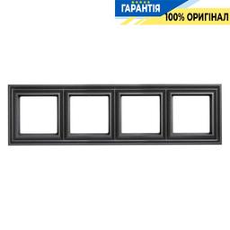 Рамка 4-постова Jung Eco Profi DECO EPD484AN, антрацит