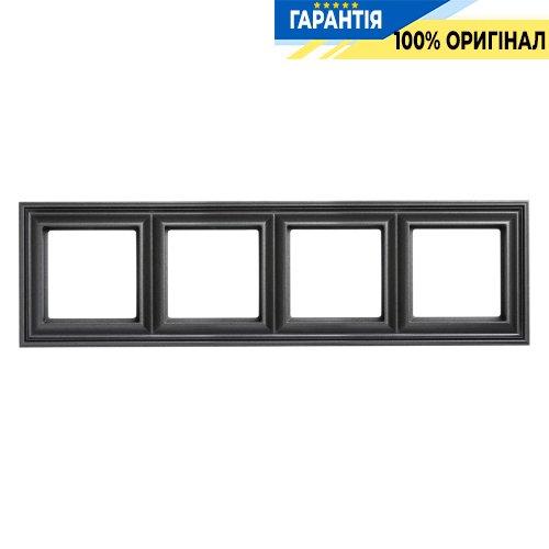 Рамка 4-постова Jung Eco Profi DECO EPD484AN, антрацит
