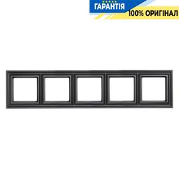 Рамка 5-постова Jung Eco Profi DECO EPD485AN, антрацит