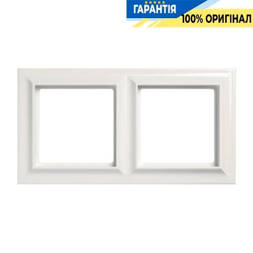 Рамка 2-постова Jung Eco Profi STANDART EPS482WW, білий