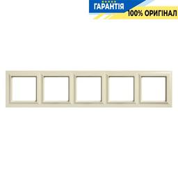 Рамка 5-постова Jung Eco Profi STANDART EPS485, слонова кістка