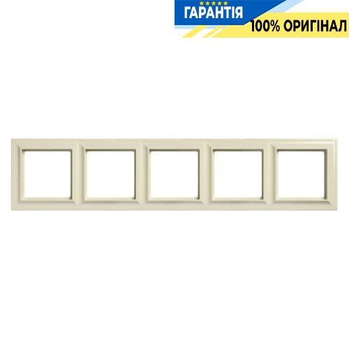 Рамка 5-постова Jung Eco Profi STANDART EPS485, слонова кістка