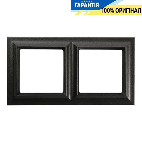 Рамка 2-постова Jung Eco Profi STANDART EPS482AN, антрацит