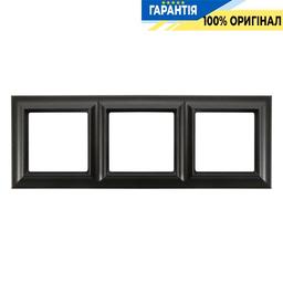 Рамка 3-постова Jung Eco Profi STANDART EPS483AN, антрацит