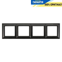 Рамка 4-постова Jung Eco Profi STANDART EPS484AN, антрацит