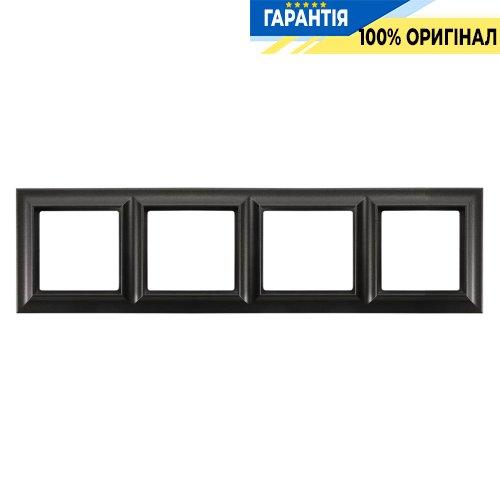 Рамка 4-постова Jung Eco Profi STANDART EPS484AN, антрацит