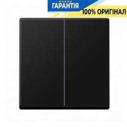 Клавіша 2-клавішний вимикача Jung Eco Profi EP495SWM, матовий чорний