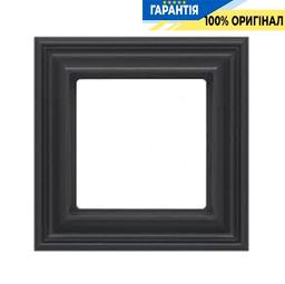 Рамка 1-постова Jung Eco Profi DECO EPD481SWM, чорний матовий.