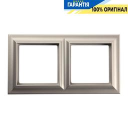 Рамка 2-постова Jung Eco Profi STANDART EPS482CH, шампань