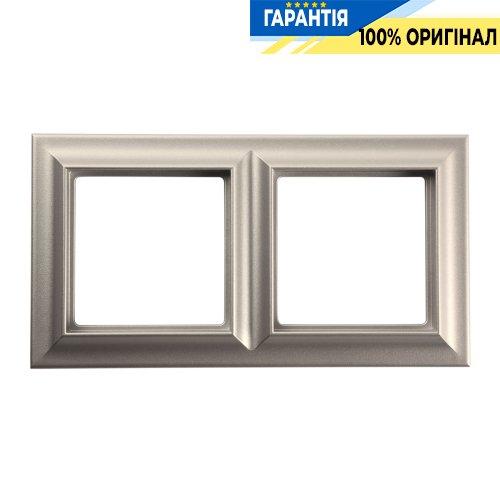 Рамка 2-постова Jung Eco Profi STANDART EPS482CH, шампань