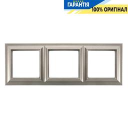 Рамка 3-постова Jung Eco Profi STANDART EPS483CH, шампань