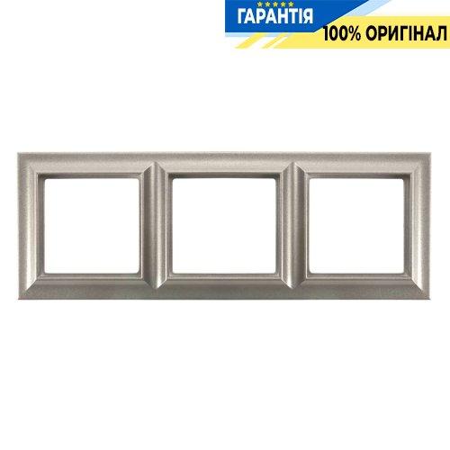 Рамка 3-постова Jung Eco Profi STANDART EPS483CH, шампань