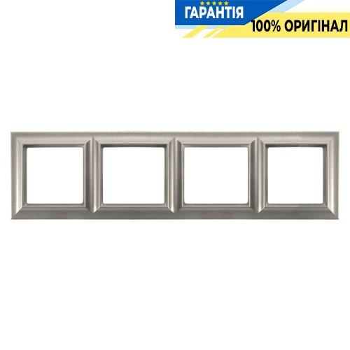 Рамка 4-постова Jung Eco Profi STANDART EPS484CH, шампань