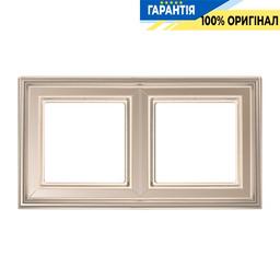 Рамка 2-постова Jung Eco Profi DECO EPD482CH, шампань