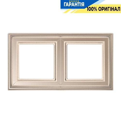 Рамка 2-постова Jung Eco Profi DECO EPD482CH, шампань