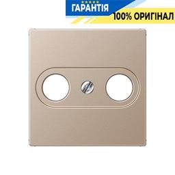Панель розетки TV-FM Jung A561PLTVCH, шампань