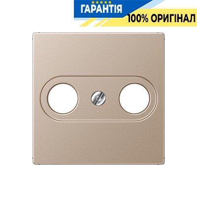Панель розетки TV-FM Jung A561PLTVCH, шампань