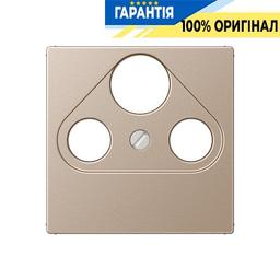 Панель розетки TV+R+SAT Jung A561PLSATCH, шампань