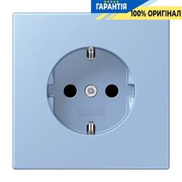 Розетка з заземленням 250V 16A з шторками гвинтовий затиск JUNG LC1521KI207 outremer moyen (32021)