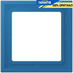 Рамка 1-постова LS ZERO JUNG LCZ981BF211 колір bleu céruléen 31