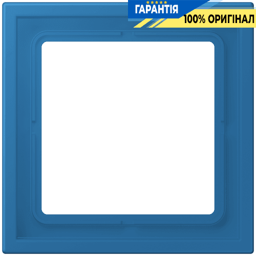 Рамка 1-постова LS ZERO JUNG LCZ981BF211 колір bleu céruléen 31