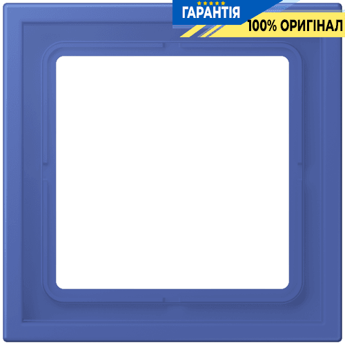 Рамка 1-местна LS ZERO JUNG LCZ981BF206 синій bleu outremer 31