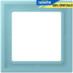 Рамка 1-местна LS ZERO JUNG LCZ981BF213 колір céruléen moyen (32032)