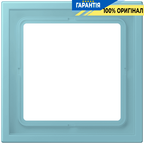 Рамка 1-местна LS ZERO JUNG LCZ981BF213 колір céruléen moyen (32032)