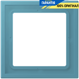 Рамка 1-местна LS ZERO JUNG LCZ981BF212 колір céruléen vif