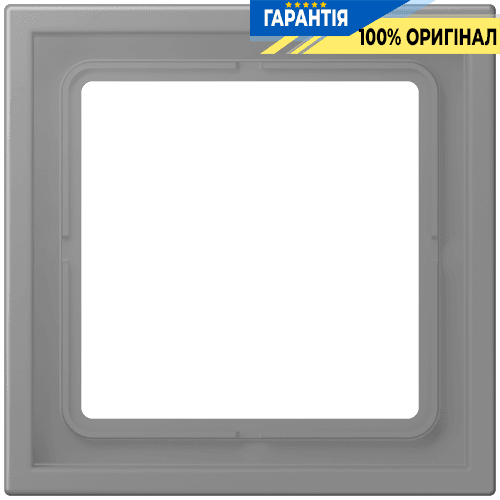 Рамка 1-постова LS ZERO JUNG LCZ981BF203 gris 31 (32011)
