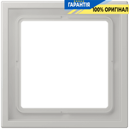 Рамка 1-местна LS ZERO JUNG LCZ981BF205 сірий світлий 31 (32013)