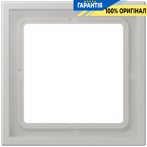 Рамка 1-местна LS ZERO JUNG LCZ981BF205 сірий світлий 31 (32013)