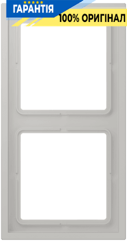 Рамка 2-постова LS ZERO JUNG LCZ982BF205 gris clair 31 світло-сіра