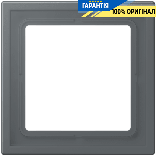 Рамка 1-стороння LS ZERO JUNG LCZ981BF202 темно-сіра 31 (32010)