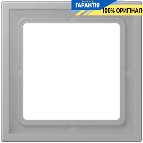 Рамка 1-местна LS ZERO JUNG LCZ981BF204 сірий середній (gris moyen)