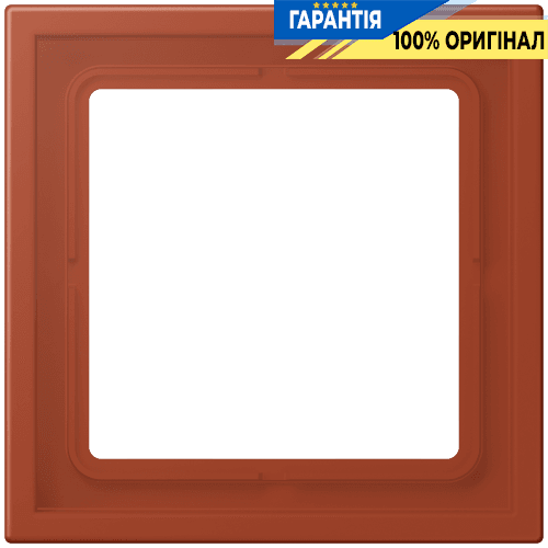 Рамка 1-камерна LS ZERO JUNG LCZ981BF232 колір l'ocre rouge (32110)
