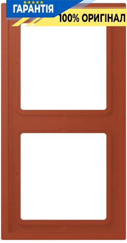 Рамка 2-постова LS ZERO JUNG LCZ982BF232 l'ocre rouge (32110)