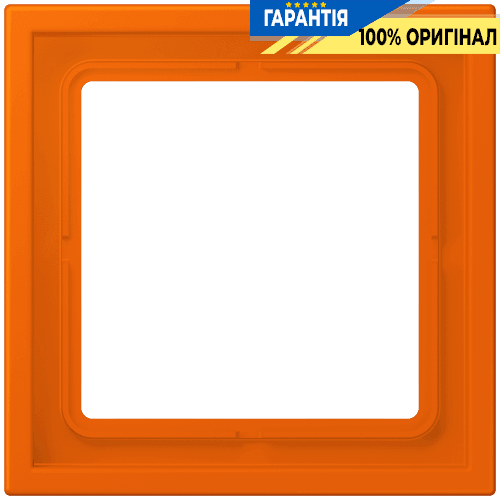 Рамка 1-местна LS ZERO JUNG LCZ981BF224 помаранчева