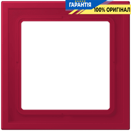 Рамка 1-местна LS ZERO JUNG LCZ981BF229 rouge carmin (32100)